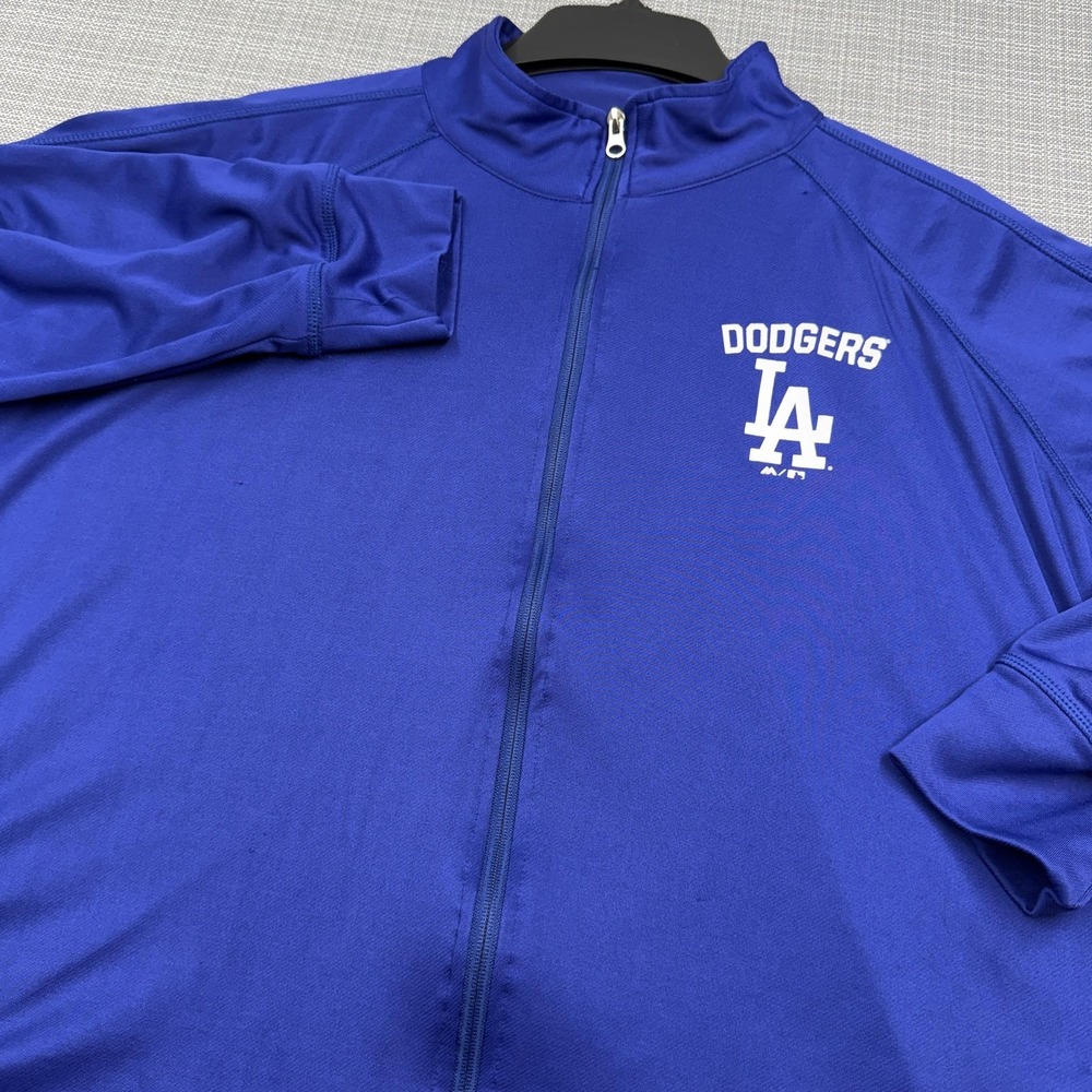 Los Angeles Dodgers Jacket Womens XL Blue MLB Baseball Majestic ThermaBase